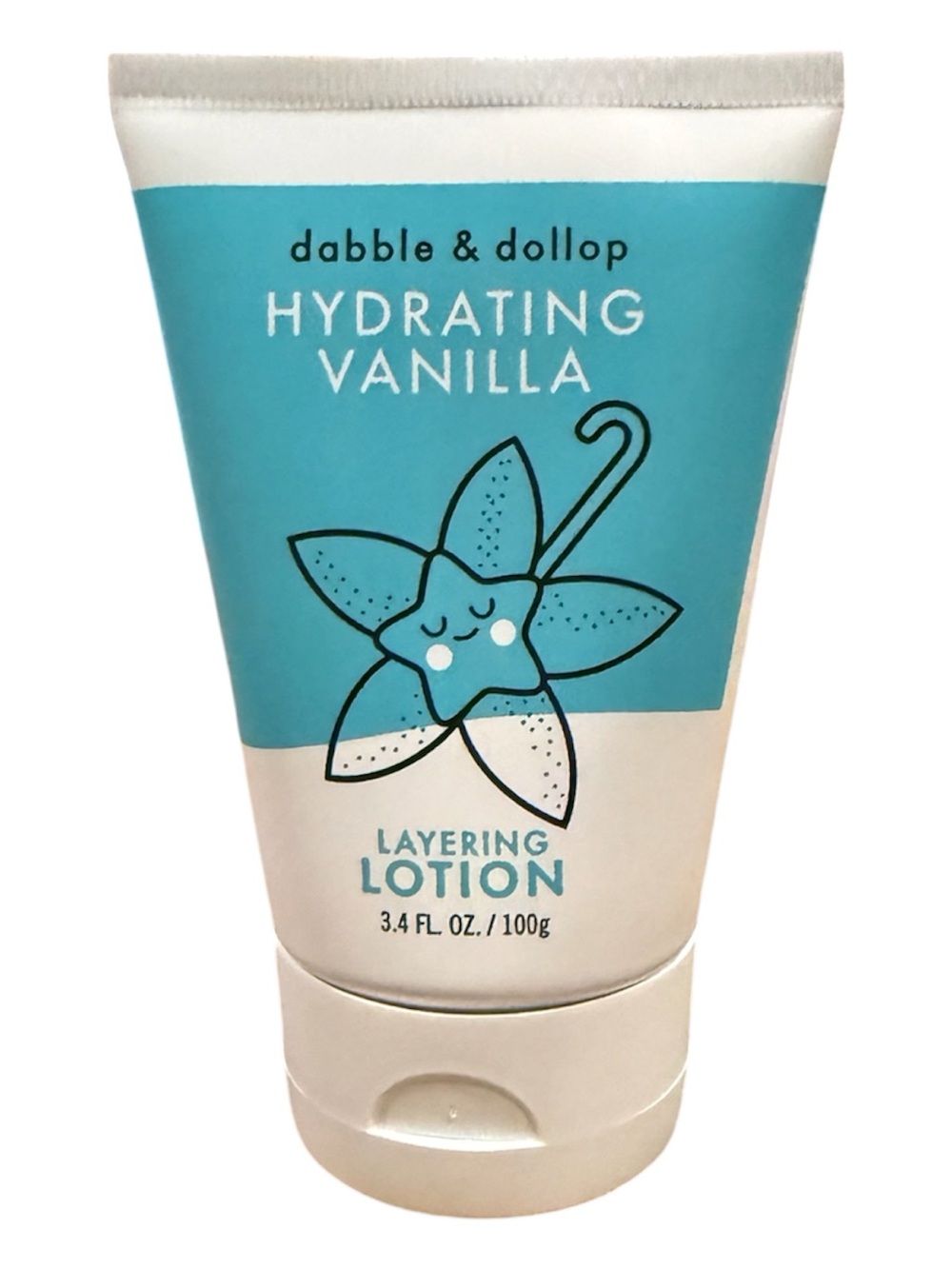 Dabble & Dollop Hydrating Vanilla Layering Lotion - Blue/White